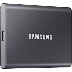 2TB Samsung T7 External USB 3.2 Gen 2 Portable Solid State Drive (Titan Gray) $100 + Free Shipping