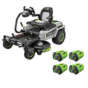 Ego Power+ 42" Z6 Zero Turn Seated Mower w/ 4x 12Ah Arc Lithium Batteries & Charger $5000 + Free Store Pickup