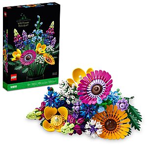 939-Pieces LEGO Icons Botanical Collection Wildflower Bouquet Building Set $48 + Free Shipping