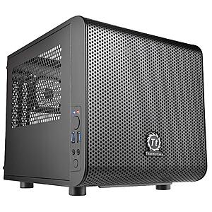 Thermaltake Core V1 SPCC Mini ITX Cube Gaming Computer Case w/ Interchangeable Side Panels (Black) $40 + Free Shipping
