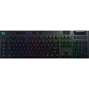 Logitech G915 lightspeed Full-size Wireless(clicky, linear, tactile) ($249 - $90 = $159.99)($127.99 w/ coupon) Best Buy