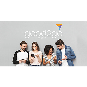 12-Month Good2GO Mobile Plans: Unlimited Talk/Text/Data + 3GB High Speed / Month $120 & More + Free S/H