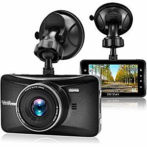 Dash Cam, 3" 1080P HD Car Recorder 170 Wide Angle Night Vision Dashboard Camera - Amazon - FS - $44.99 AC