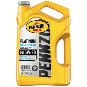 5-Qt Pennzoil 5W-20 Platinum Full Synthetic Motor Oil $25 & More + Free Store Pickup
