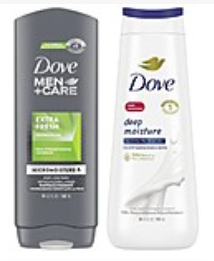 20-Oz Dove Body Wash or 18-Oz Dove Men+Care Body Wash (Various): 2 for $6.30 + Get $4 Walgreens Cash w/Free Store Pickup
