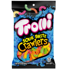 7.2-oz Trolli Sour Brite Crawlers Candy Gummy Worms (Original) $1.65 w/ Subscribe & Save & More
