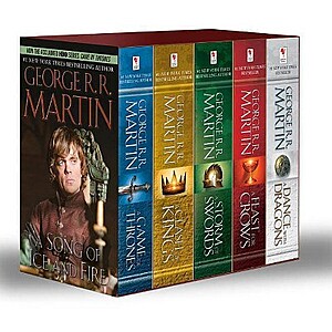 A Game of Thrones: Song of Ice and Fire Series (5-Book Paperback Boxed Set) $26.80