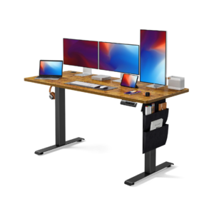 55" x 24" Marsail Adjustable Height Electric Standing Desk w/ Storage (Rustic) $115 + Free Shipping