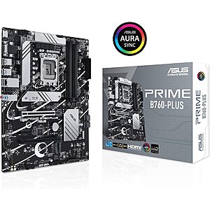 ASUS Prime B760-PLUS Intel B760 LGA1700 ATX Motherboard $100 + Free Shipping