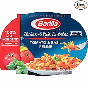 6 Count Barilla Italian-Style Entrees-  Tomato & Basil Penne (9 Ounce) - $8.87 AC & S&S ($7.77 AC & 5 S&S Orders) + Free Shipping - Amazon $8.87