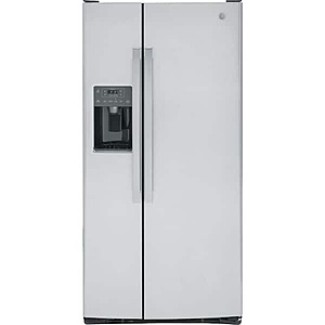 GE 23.0 Cu. Ft. Side by Side Refrigerator (Stainless Steel, Standard Depth) $1098 + Free Shipping