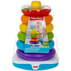 Fisher-Price Giant Rock-a-Stack w/ 6-Colorful Rings $10 + Free S&H on $35+