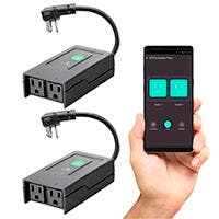 2-Pk. STITCH Wireless Smart Outdoor Weather-Resistant Dual Individually Controlled Outlets $16.50 + Free Shipping