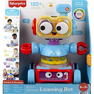 Fisher-Price 4-in-1 Ultimate Learning Bot Electronic Activity Toy $33.50 + Free Shipping