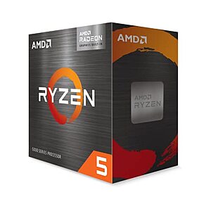 AMD Ryzen 5 5600G 6-Core 12-Thread Desktop Processor w/ Radeon Graphics $164.05 + Free Shipping