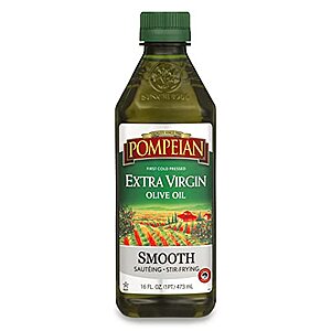 16 oz. Pompeian Smooth Extra Virgin Olive Oil, First Cold Pressed $3.83 w/s&s
