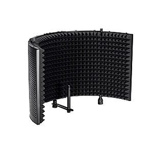 Monoprice Stage Right 23.5" Microphone Acoustic Absorption Foam Isolation Shield $12.74 + Free Shipping