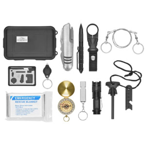 Pure Outdoor by Monoprice Compact 33 function Survival Gear Kit, Multi-functional Knife & carry case $22.78 + Free Shipping
