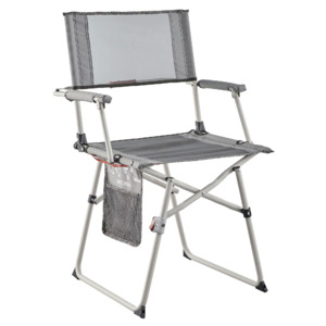 2-Pack Quechua Director Folding Camping Chair (Gray) 2 for $25 + Free Store Pickup