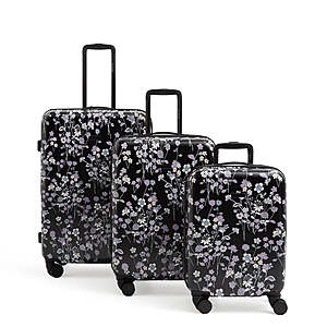 Vera Bradley Hardside 3 Pc Luggage Set (Various Patterns) $299 & More + Free Shipping