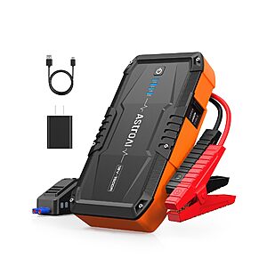 AstroAI S8 Jump Starter Battery Pack, 1500A Battery Jump Starter w/ Wall Charger 12V Portable $31.98 + Free Shipping w/ Prime or on $35+