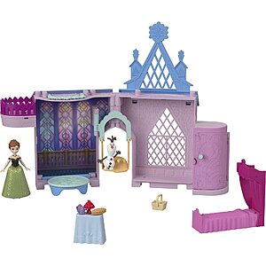 Mattel Disney Frozen Anna Doll House Stackable Castle, Small Doll, Olaf Figure & 7 Accessories $15.99 + Free Shipping w/ Prime or on $35+