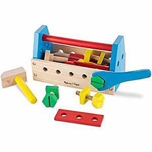 Take-Along Tool Kit Wooden Construction Toy (24 pcs) $10.36, 4-in-1 Wooden Jigsaw Puzzles (48 pcs) $8.99 Amazon *Lightning Deal