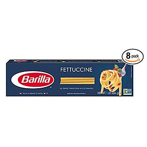 8-Count Barilla Pasta, Fettuccine, 16 Ounce $6.40 5% or $5.60 15% s&s AC +Free Shipping
