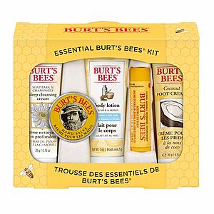 5-Piece Burt's Bees Essential Travel Size Kit $6.45 w/ S&S + Free S/H
