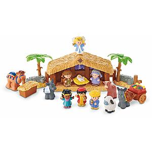 Fisher-Price Little People: Deluxe Christmas Story Nativity Set $20.55