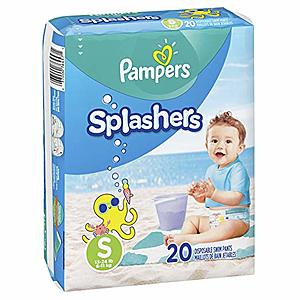 Pampers Splashers Swim Diapers Disposable Swim Pants - Small, Med or Large $7.86 - Target  (w/Baby Subscription / RedCard Users)