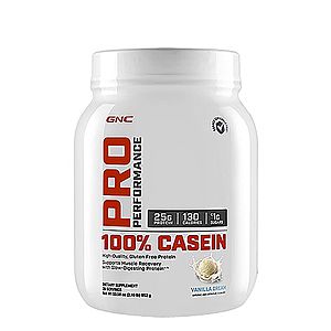 GNC Casein Protein BOGO 50% Off + Additional 15% Off + Receive $60 PayPal Credit via SD Rebate When You Buy 4 $24.12 AR AC w/s&s +Free SH