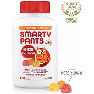 120-Ct SmartyPants Kids Formula Daily Gummy Vitamins (1 Bottle) $8.85 w/ S&S + Free S/H