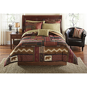 Mainstays Bed In A Bag Bedding Sets (Various Styles & Sizes) $20 + Free Store Pickup