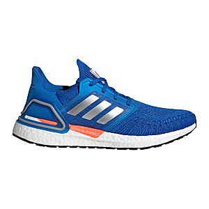 adidas Ultraboost 20 Men's Running Shoes (Football Blue, Sizes 9.5, 10,11) $74 + Free Shipping