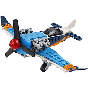 LEGO 128-Piece Creator 3 in 1 Propeller Plane Flying Toy $6.55 - Amazon