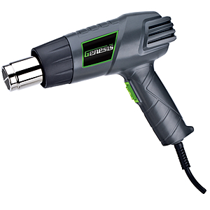 UPDATE: Genesis 12.5A Dual-Temp Heat Gun with 4 Nozzles - $15.97 ~18 % off (or $14.37, Additional 10%/total 26+%, off - w/coupon for HD CC) + Tax, Free Ship to home