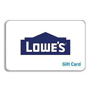 $50 Lowe's Gift Card (Email or Physical) $45 + Free Shipping