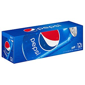 12-Pack 12-Oz Pepsi Beverages (various) 3 for $11 + Free Store Pickup
