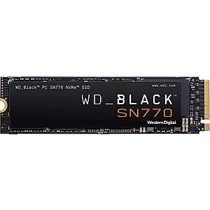 2TB WD Black SN770 Gen4 PCIe NVMe Solid State Drive $120 + Free Shipping