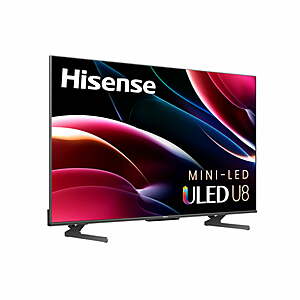 Hisense U8H QLED Series Quantum 4K ULED Mini-LED 65-Inch Class Google Smart TV for $898 (with Alexa Compatibility, Quantum Dot, 1500-nit HDR10+, and Dolby Vision) $899.99