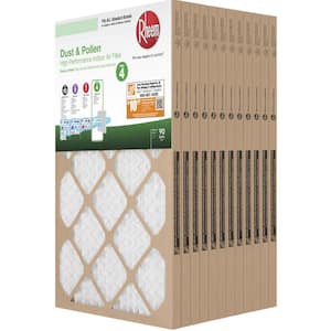 12-Pack Rheem Household Pleated High Performance Air Filter (MERV 8, Various Sizes) $20 + Free Shipping