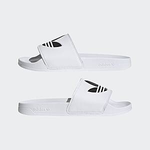 adidas Men's Originals Adilette Lite Slides (Cloud White / Core Black, limited sizes) $12.50 + Free Shipping
