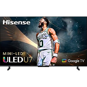 55" Hisense U7 Mini-LED 4K 144Hz TV (55U7K, 2023 Model) + NBA 2K24 $480 + Free Shipping