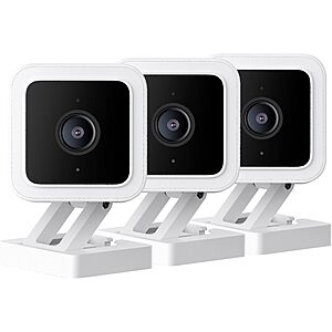3-Pack Wyze Cam v3 1080p Indoor/Outdoor Security Camera $60 + Free Shipping