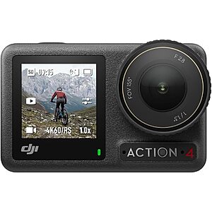 DJI Osmo Action 4 Camera Standard Combo $299 + Free Shipping