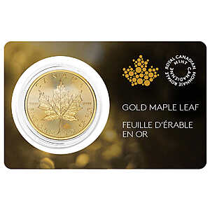 Costco Offer:2024 1 oz Canada Maple Leaf Gold Coin - $2269.99