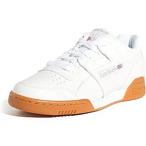 Reebok Men's Workout Plus Sneaker (White, Sizes 7, 7.5, 13) $25.50