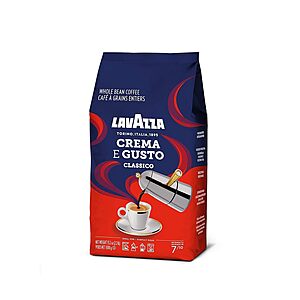 [S&S] $14.24: 2.2-Lb Lavazza Crema E Gusto Whole Bean Coffee