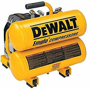 DEWALT D55151 14 Amp 1.1-HP 4-Gallon Oiled Twin Hot Dog Compressor - $111 @ Amazon